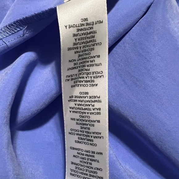 Chico’s Blue Button-Up Shirt - Picture 8 of 13